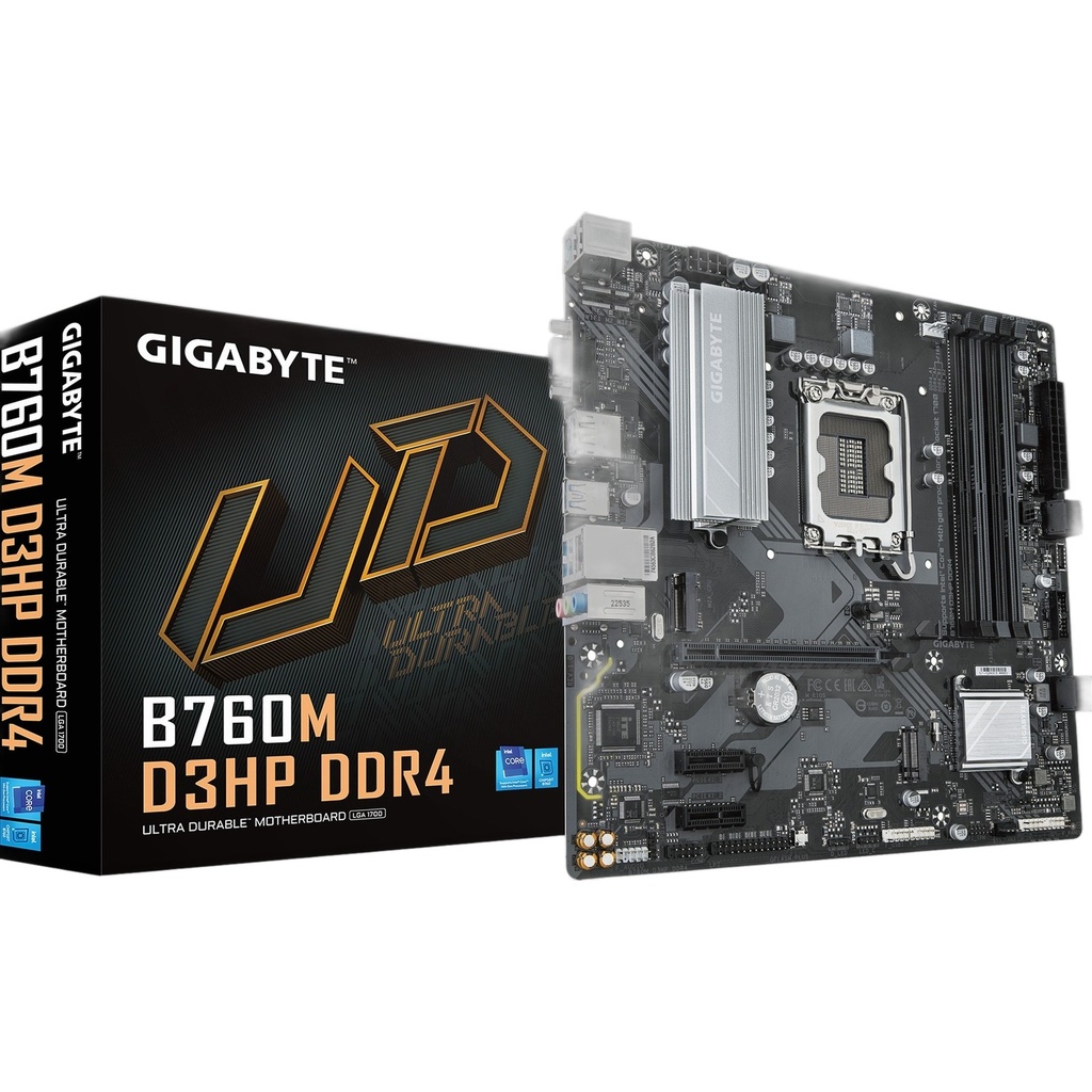 Motherboard Intel B760 Lga1700 Ddr4 Pcie 4.0 Compatible Micro Atx
