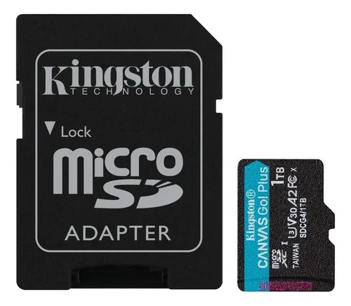 Tarjeta microSD 1TB Clase 10 Kingston Canvas Go Plus