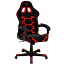 Silla Gamer Nibio Savage negro con rojo