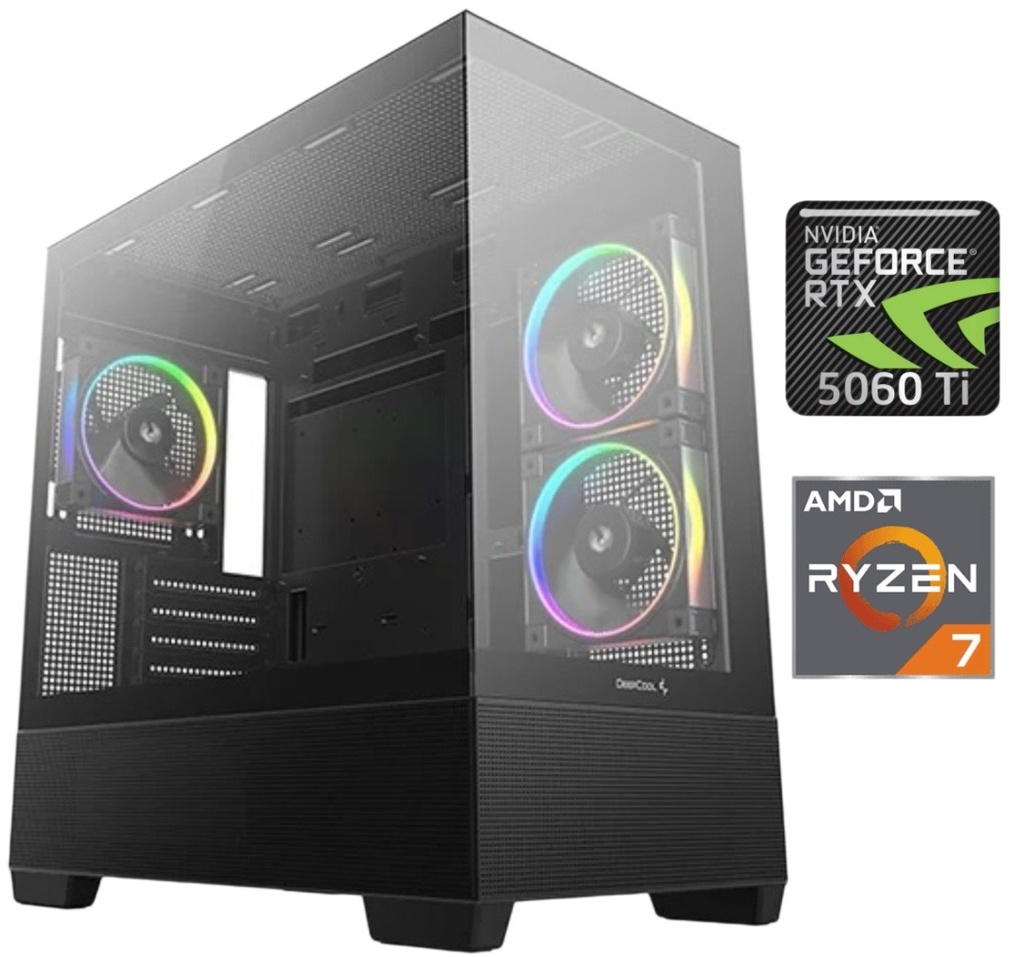 PC Gamer Ryzen 7 16GB Ddr5 1TB NVME Rtx 5060 8GB