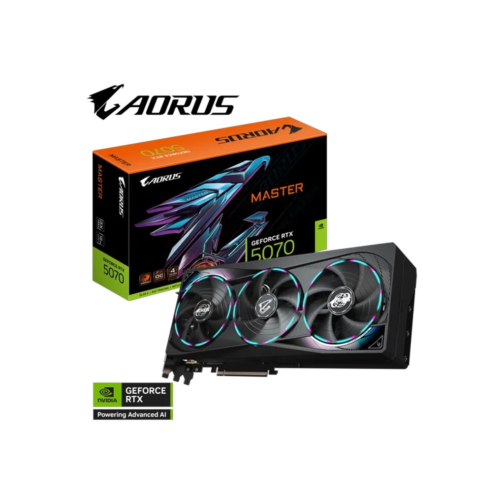 Tarjeta De Video Nvidia Rtx 5070 12GB Gddr7 Aorus