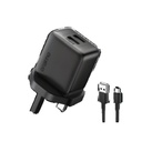 Cargador De Pared Dual USB 12W Con Carga Rápida