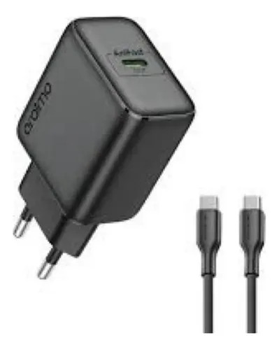 Cargador De Pared 35W USB-C Gan Negro