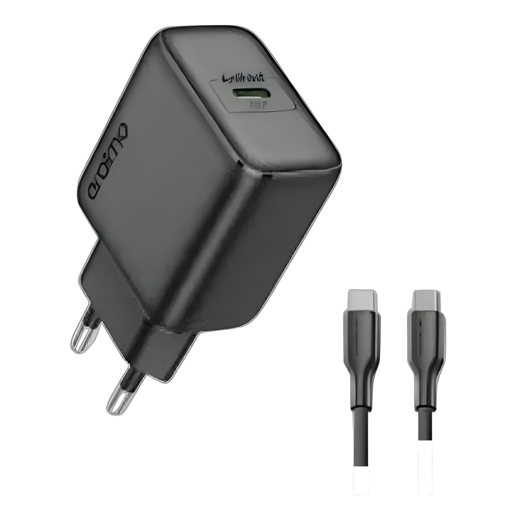 Cargador USB-C 35W Gan Negro