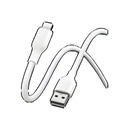 Cable USB-A Lightning 1m Negro