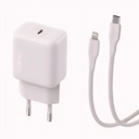 Cargador USB-C A Lightning 20W 1m