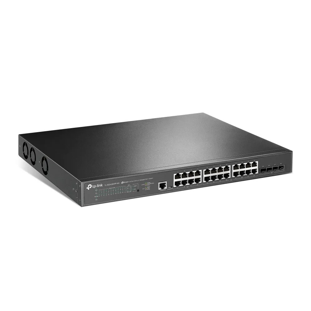 Switch Administrable L2 24 Puertos 2.5G 4 Uplinks 10G Poe++ 500W