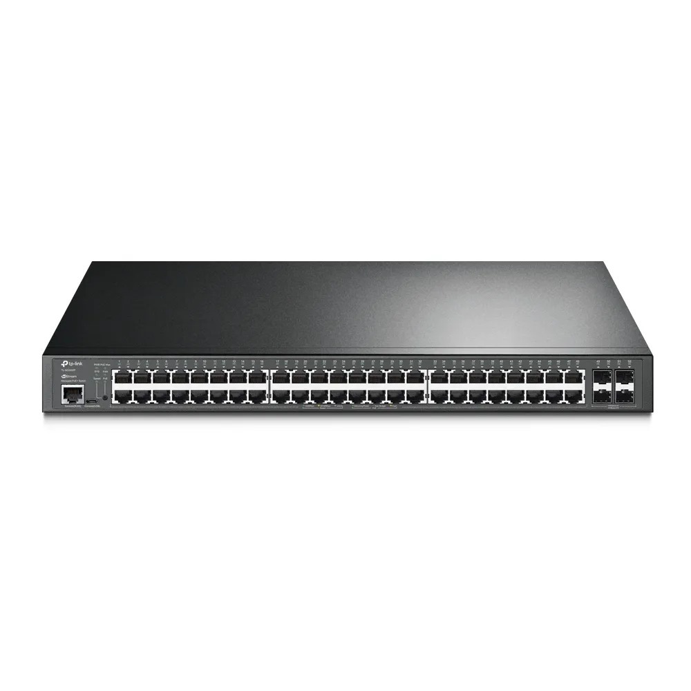 Switch No Administrable 52 Puertos Gigabit 4 Uplinks Sfp PoE+ 384W