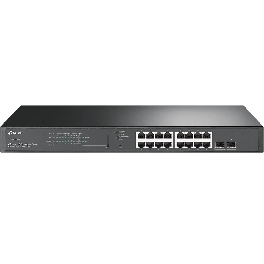 Switch Tp-link SG2218P 16pt Poe+ 2SFP Administrable