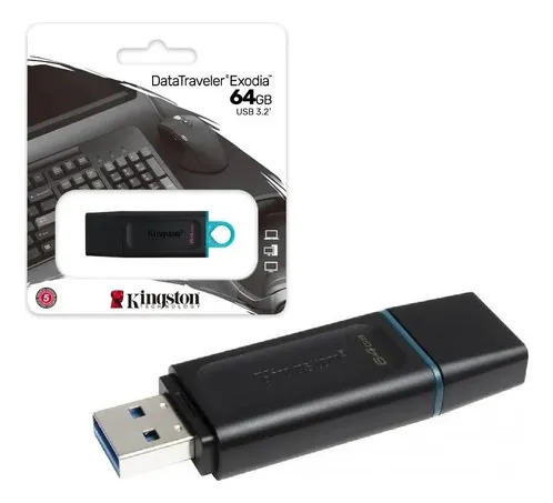 Pendrive Kingston Datatraveler Exodia 64GB
