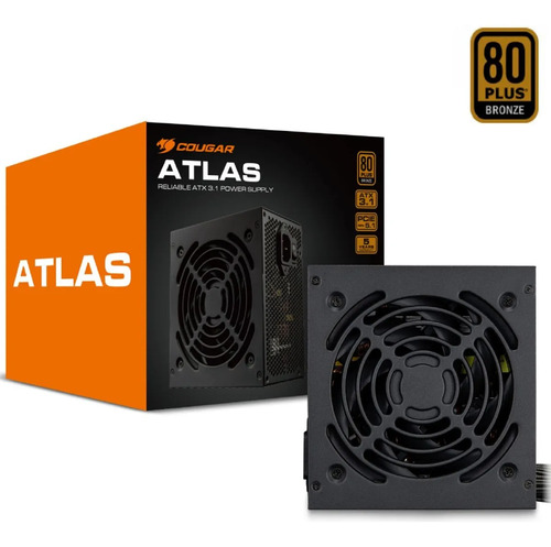 Fuente Atx 750W No Modular 80+ Bronze Cougar Atlas 750