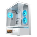 Gabinete PC Mid Tower Blanco Con Iluminación Argb