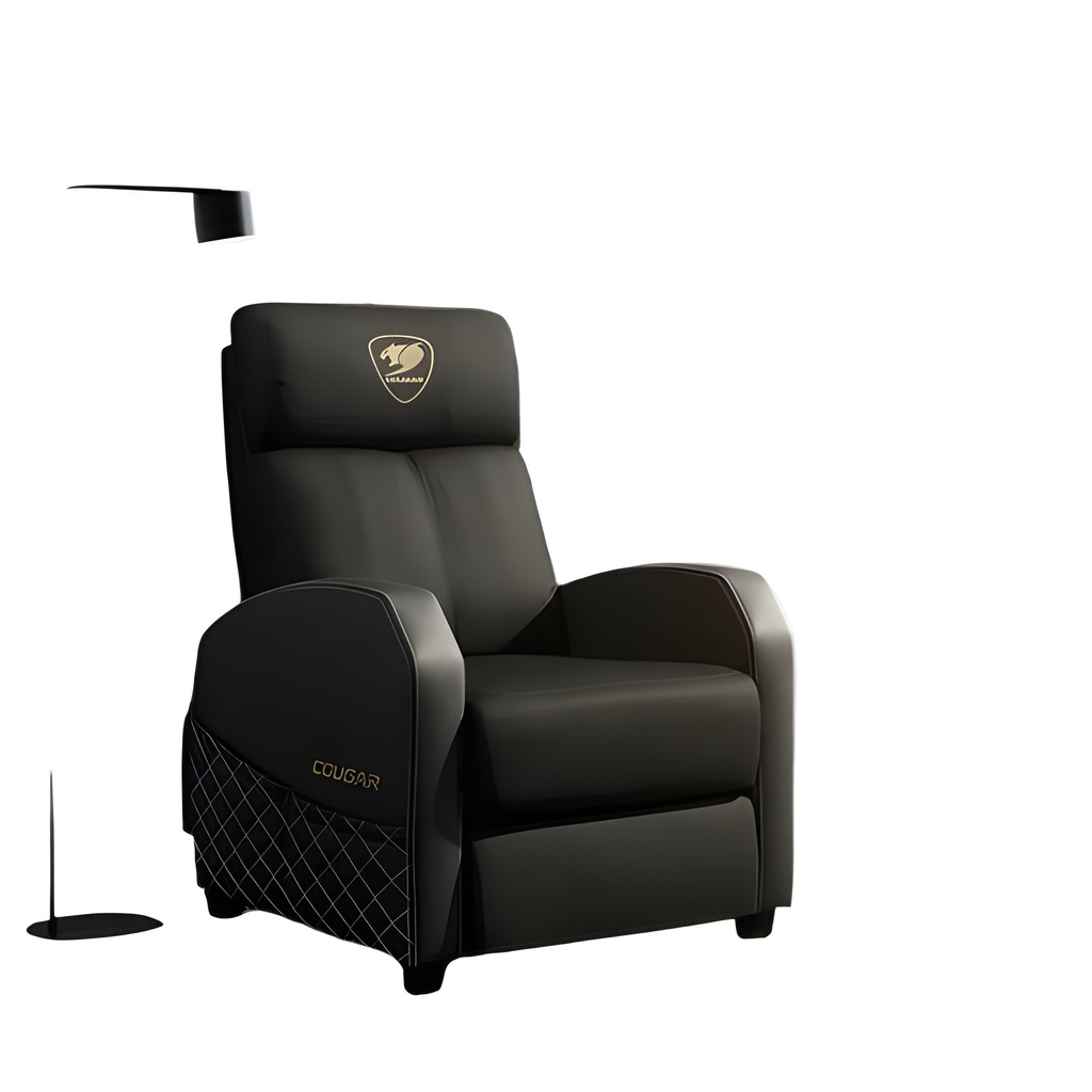 Silla Gamer Negro Terciopelo Reclinable 135kg