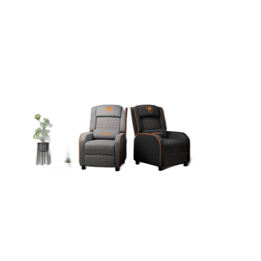 Silla Gamer Gris Tela Reposabrazos 150kg