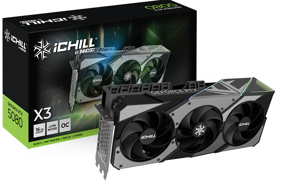 Tarjeta De Video Nvidia Geforce Rtx 5080 Ichill X3 V2 16GB Gddr7