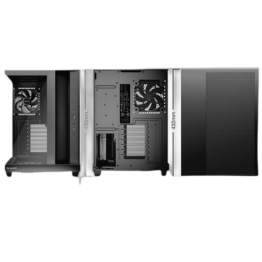 Gabinete Atx Mid-Tower Negro Con Ventiladores Y USB-C Frontal
