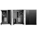 Gabinete Atx Mid-Tower Negro Con Ventiladores Y USB-C Frontal