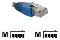 Cable Utp Cat 6 2.1m Azul