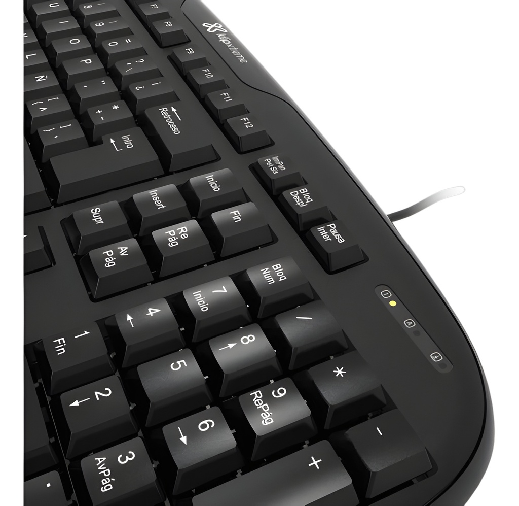 Teclado Cableado Español Negro