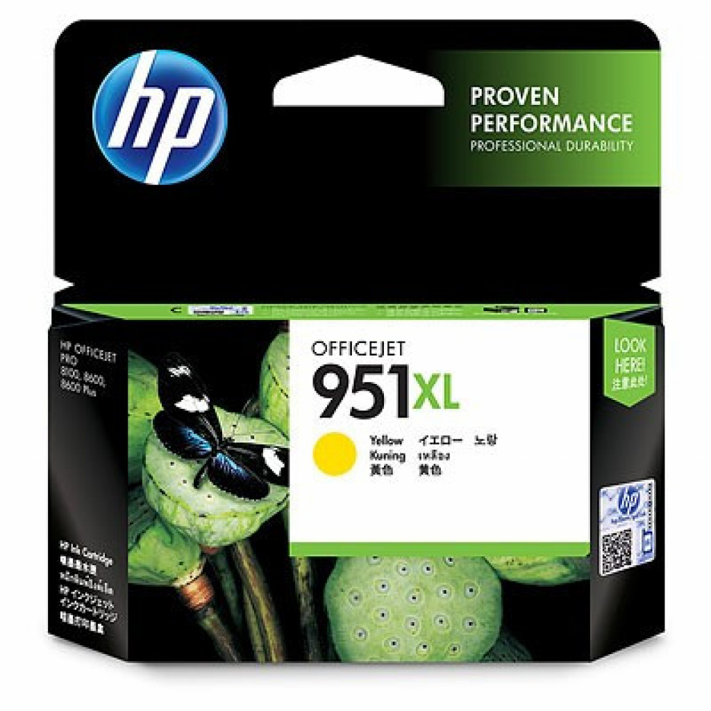 Cartucho De Tinta Hp 951XL Amarillo Alto Rendimiento Original