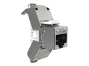 Inserto Modular Cat6a Stp Rj-45 Plata
