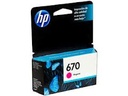 HP 670 - Magenta - original - Ink Advantage - cartucho de tinta - para Deskjet Ink Advantage 3525, Ink Advantage 46XX, Ink Advantage 5525, Ink Advantage 6525