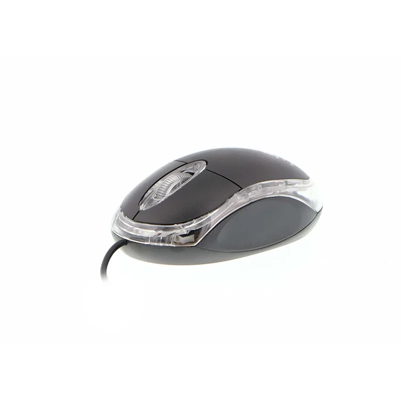 Mouse Cableado USB 1000dpi 3 Botones Negro