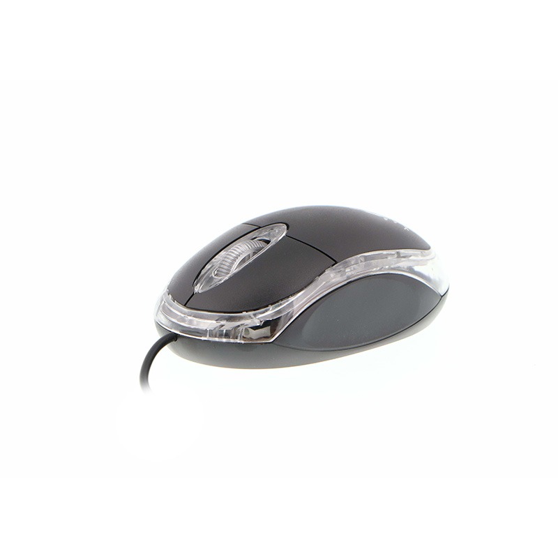 Mouse Cableado USB 1000dpi 3 Botones Negro