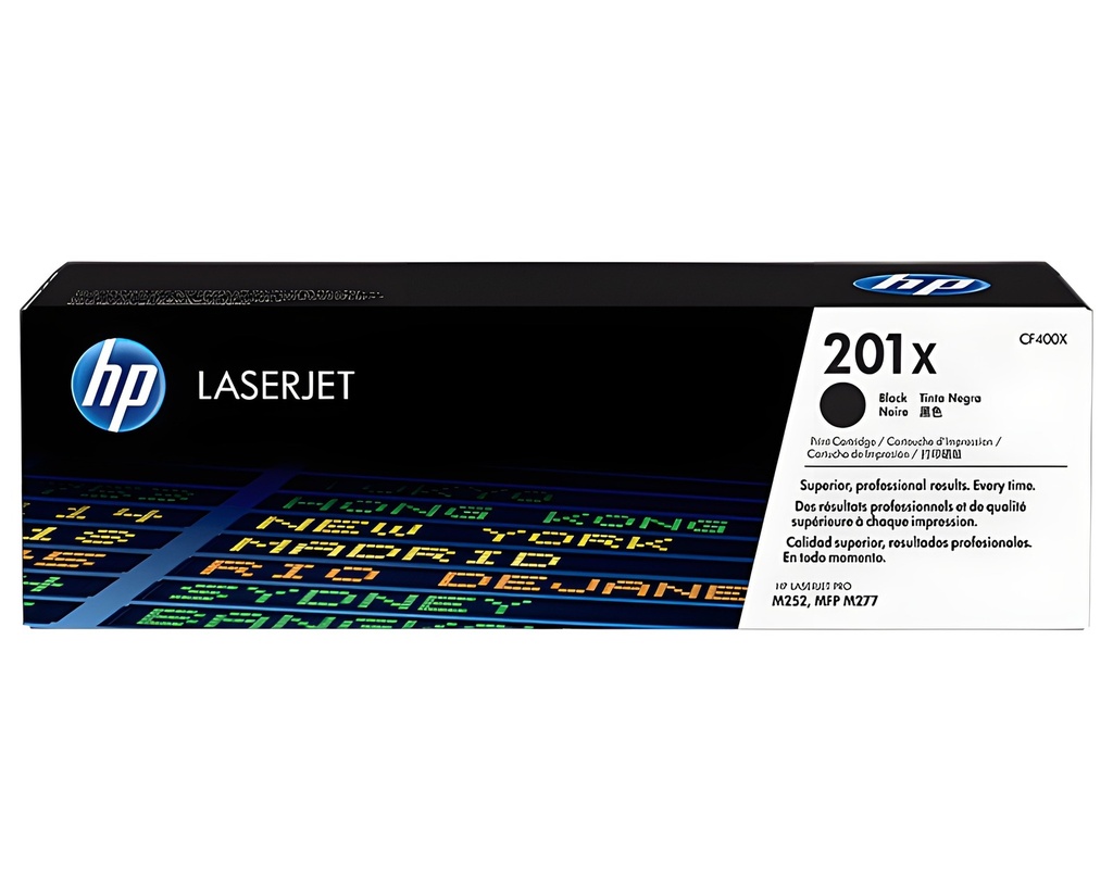 Tóner Original Hp 201X Negro Alto Rendimiento