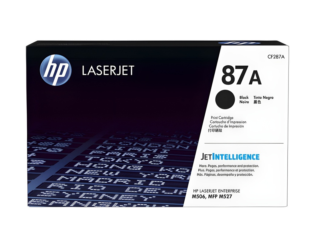 Tóner Original Hp 87A Negro