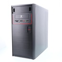 Gabinete PC Mini-Tower Micro-Atx Negro Fuente 600W