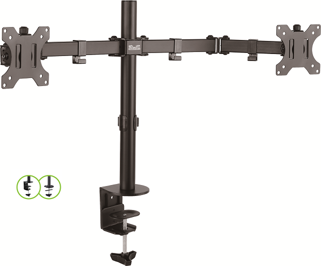 Soporte para Monitor Doble 13"-32" Klip Xtreme