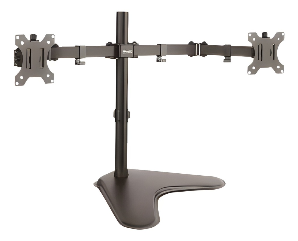Soporte Para Monitor 32" 17.6lb 2 Monitores 90° Tilt 180° Swivel 360° Rotación