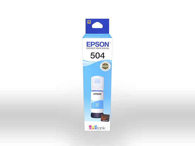 Botella de Tinta Epson 504 70ml Cian