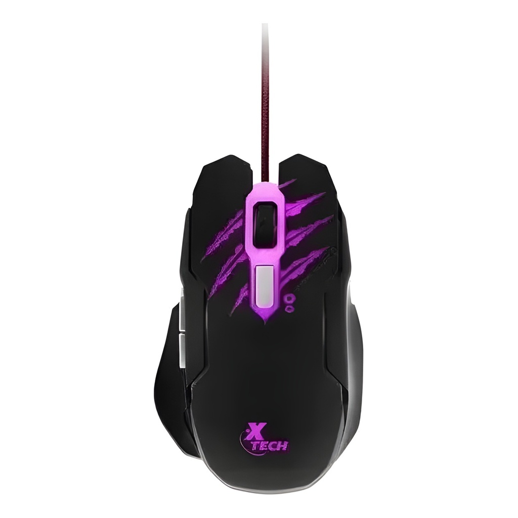 Mouse Cableado 3200DPI 6 Botones Lethal Haze
