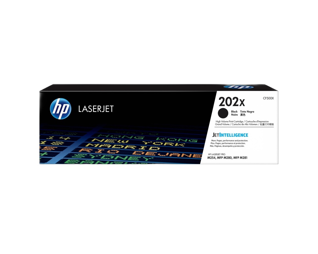 Tóner Original Hp 202X Negro Alto Rendimiento