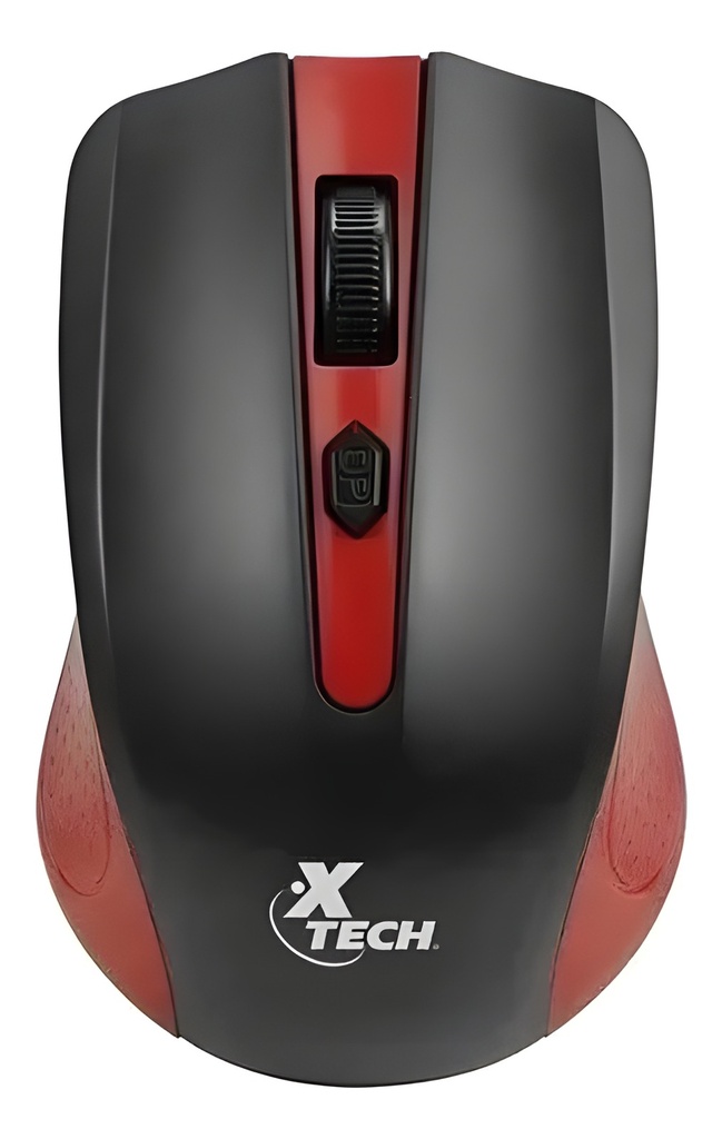 Mouse Inalámbrico 1600DPI Rojo