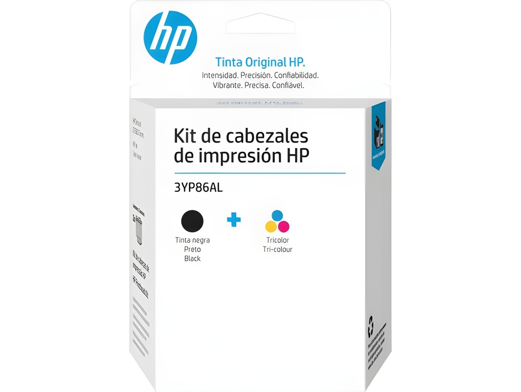 Kit De Cabezales De Impresión Tricolor/Negro