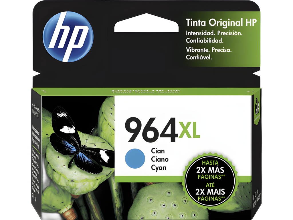 Cartucho De Tinta Hp 964XL Cian Original