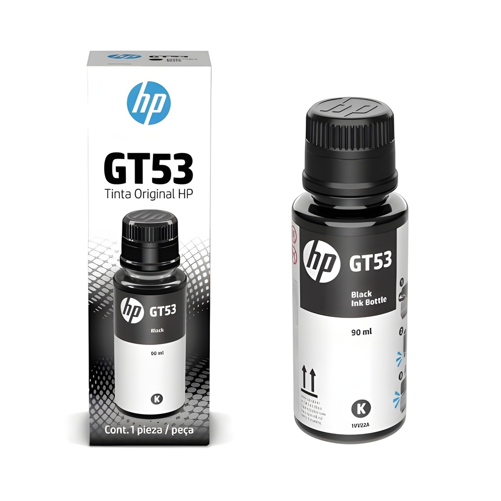 Cartucho De Tinta Hp Gt53 Negro Original 90ml 4000págs