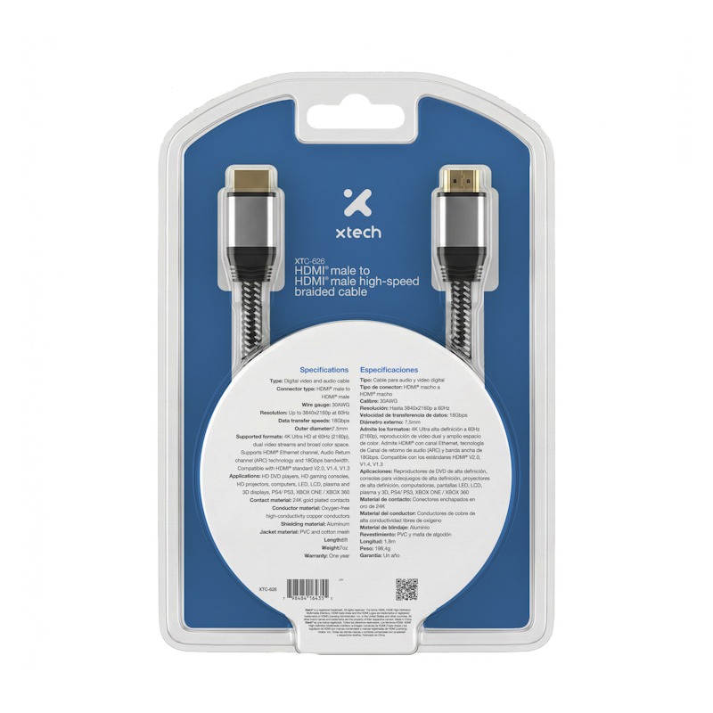 Cable HDMI HDMI 2.0 4K 1.83M