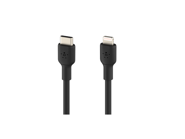 Belkin BoostCharge - Cable Lightning - 24 pin USB-C macho a Lightning macho - 1 m - blanco - suministro de potencia USB (18W)