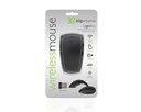 Mouse Inalámbrico 3 Botones Ergonómico Negro
