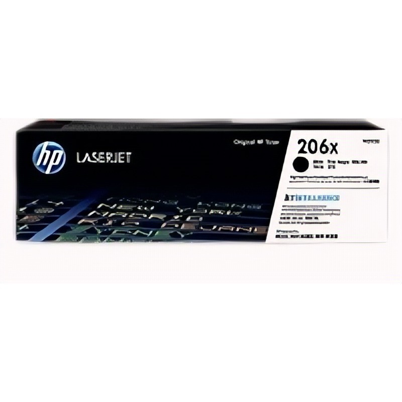 Tóner Original Hp 206X Negro Alto Rendimiento