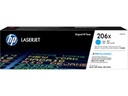 HP 206X - Alto rendimiento - cián - original - LaserJet - cartucho de tóner (W2111X) - para Color LaserJet Pro M255, M283, MFP M282, MFP M283