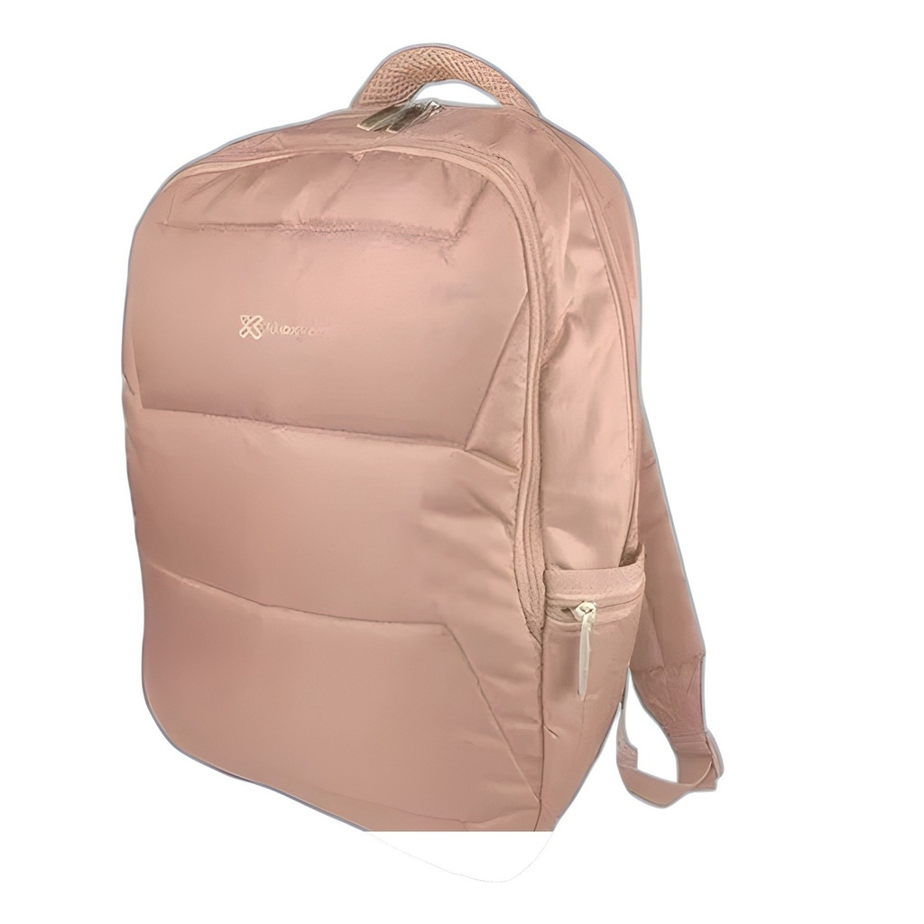 Mochila Para Laptop 15.6" 1200D Nylon Rosa Con Dos Compartimentos