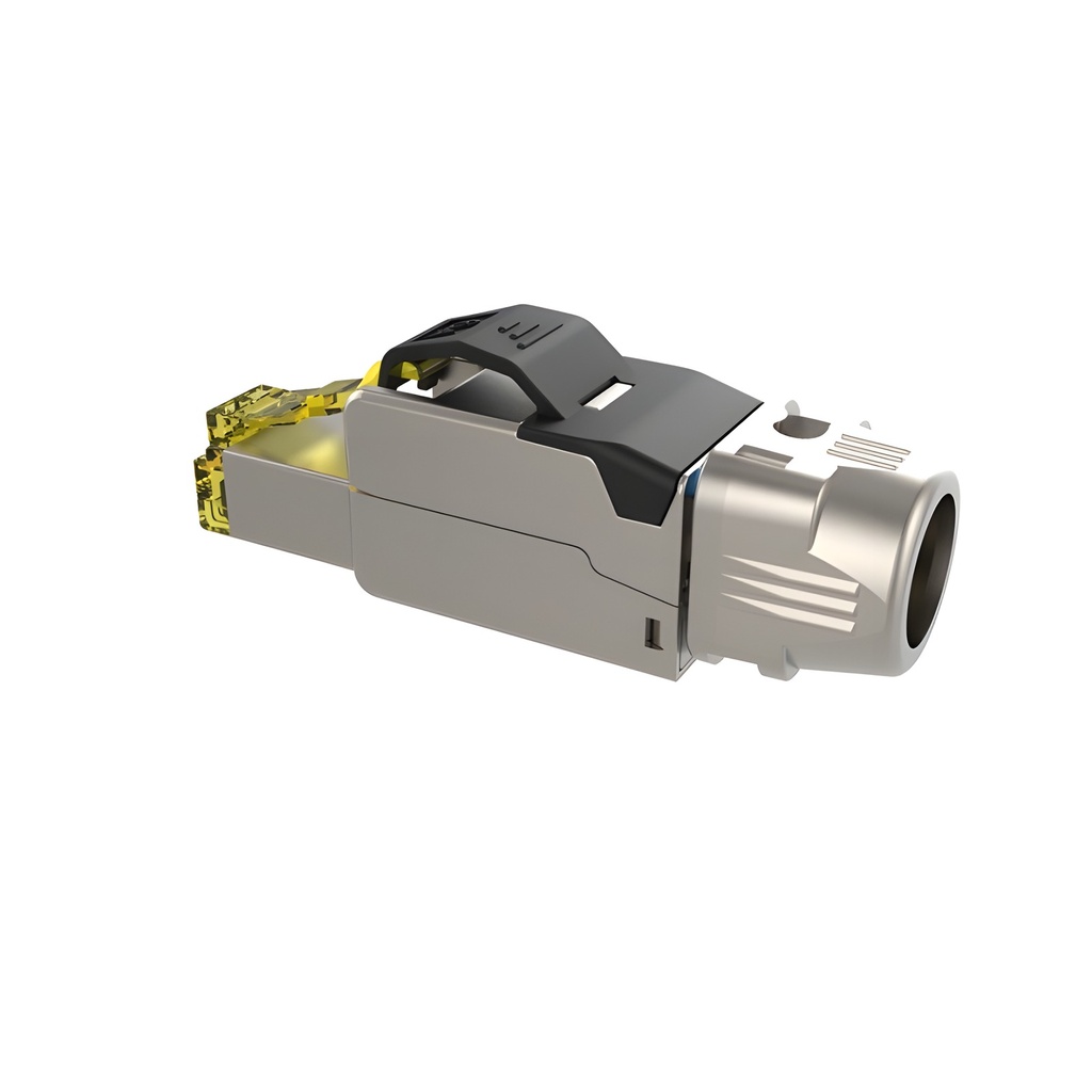 Conector Rj45 Categoría Cat6a Macho Shielded Pasante