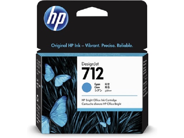 Cartucho de Tinta HP 712 Cián 29ml