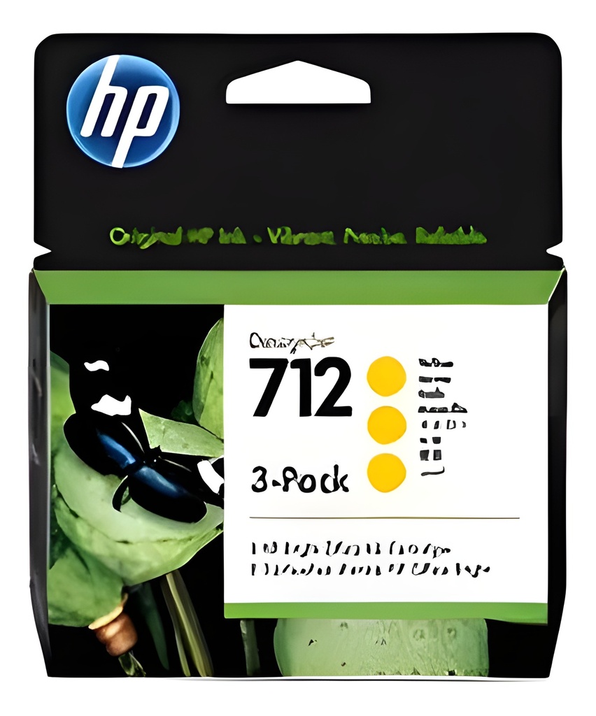 Cartucho De Tinta Hp 712 Amarillo Original