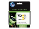 Cartucho de Tinta HP 712 Amarillo 29ml